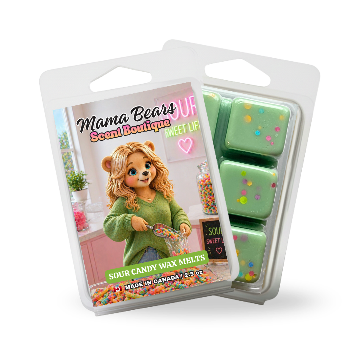 Sour Candy Wax Melts - Lemon Lime, Pineapple, Berry Scent