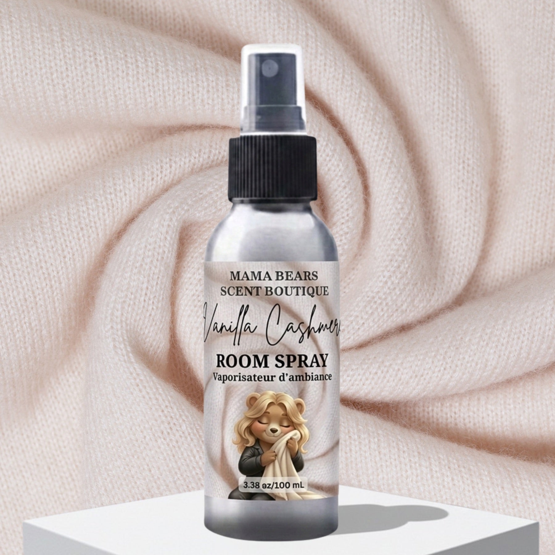 Vanilla Cashmere Room Spray -  Amber, Lily of the Valley, Soft Vanilla Scent