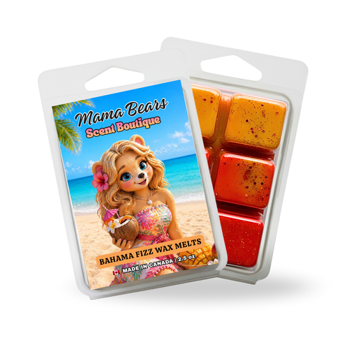 Bahama Fizz Wax Melt - Papaya, Sweet Mango Coconut Scent