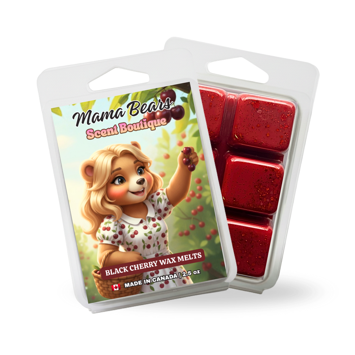 Black Cherry Wax Melts - Black Cherry, Almond, Orange Scent