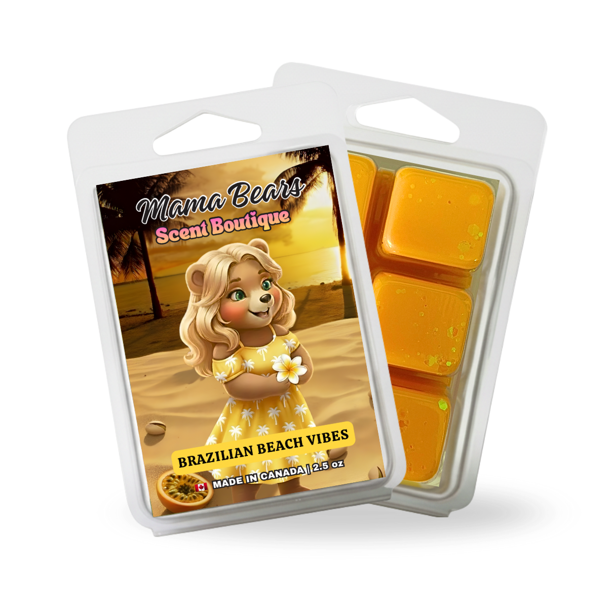 Brazilian Beach Vibes Wax Melt - Caramel, Pistashio, Jasmine Scent