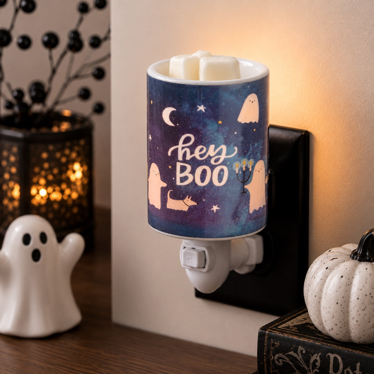 Colour Changing Ghost Halloween Wax Melt Warmer