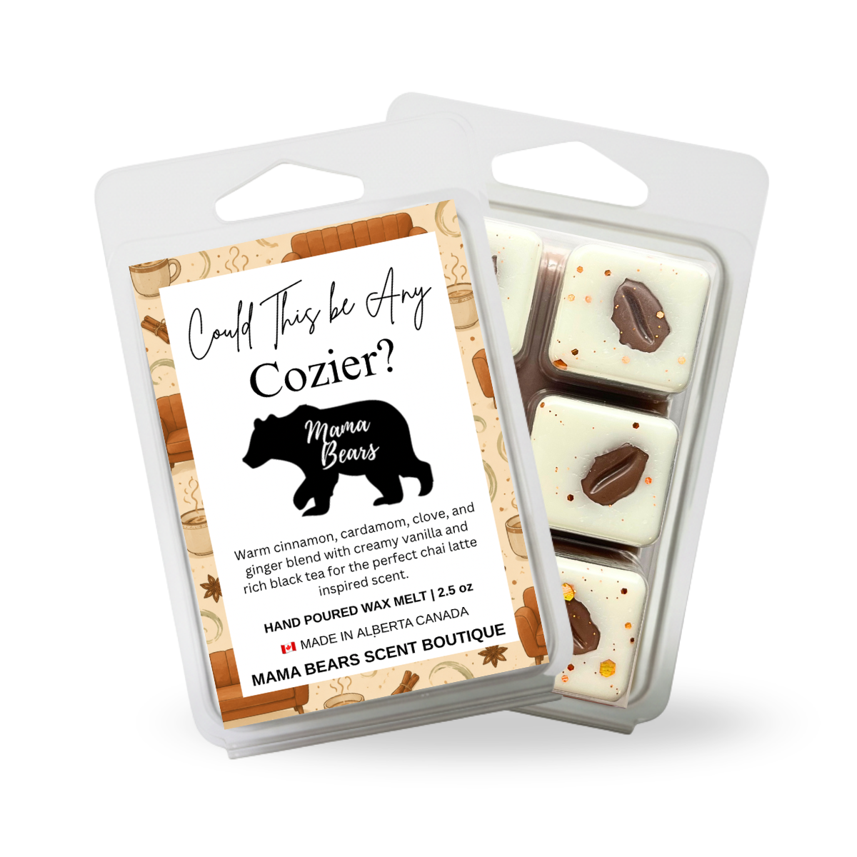 Could This Be Any Cozier? Wax Melts - Chai Spice, Vanilla & Black Tea Scent