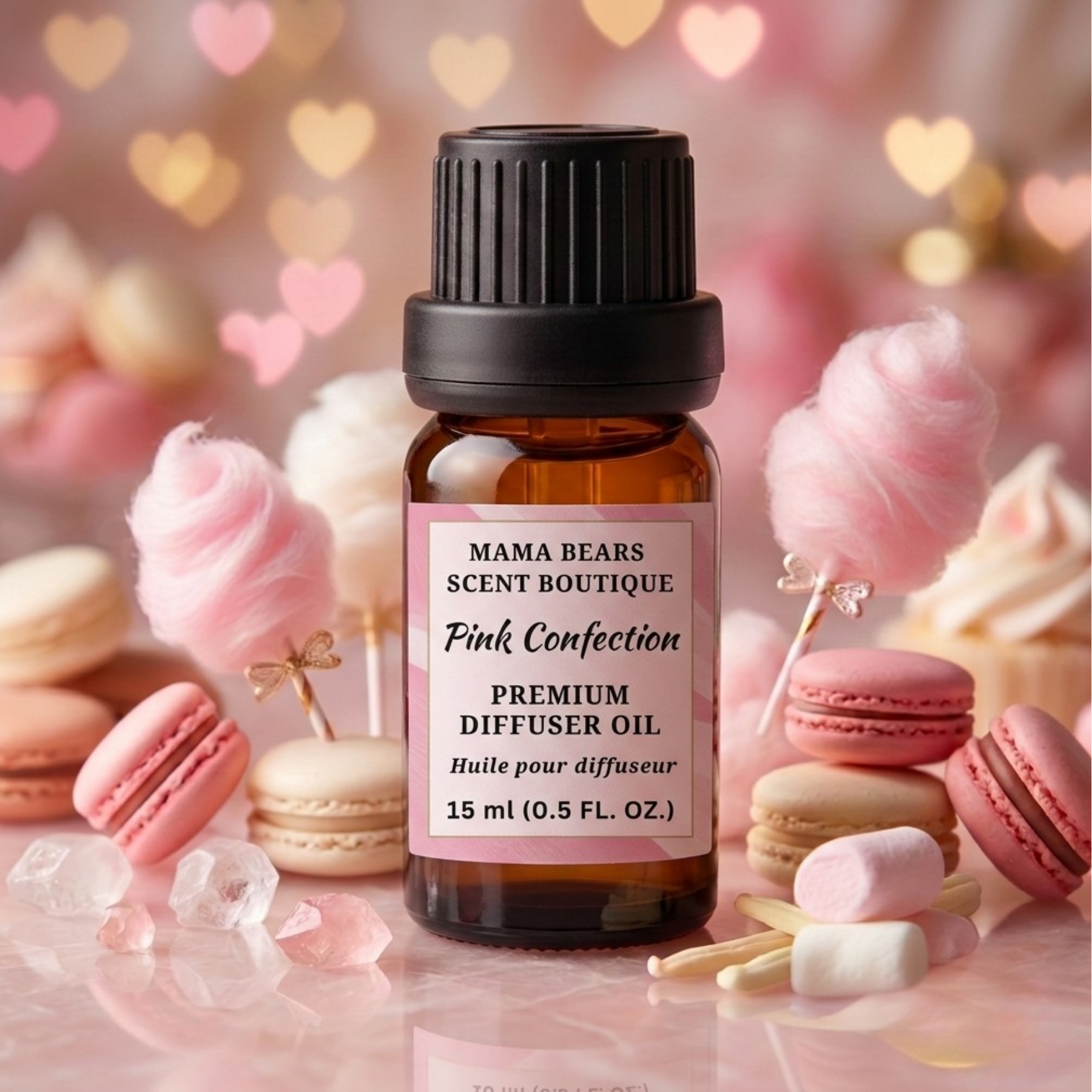 Pink Confection Diffuser Oil – Sweet Candy Aromatherapy for Home (15ml)