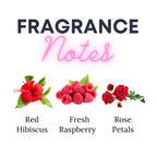Ros’a Wax Melts - Raspberry, Rose, Hibiscus Tea Scent