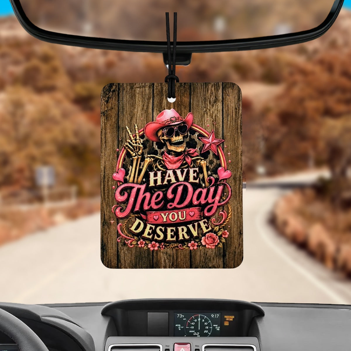 Please Be Patient Felt Car Air Freshener and Scent Atomizer