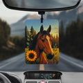 Horse Reusable Felt Car Air Freshener and Scent Atomizer