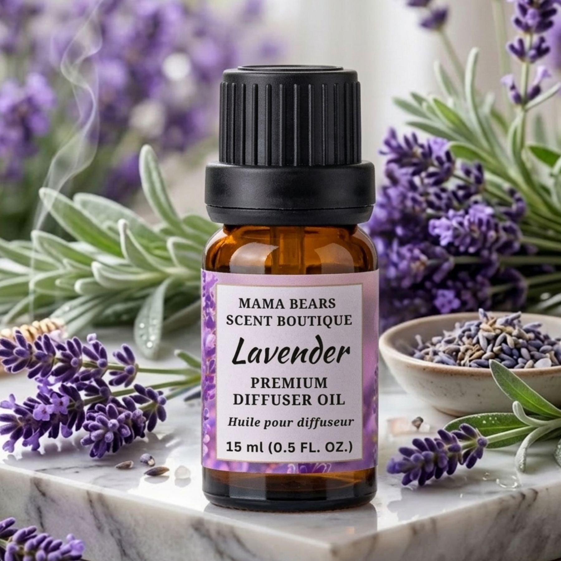 Lavender Diffuser Oil – Calming Aromatherapy for Home (15ml)