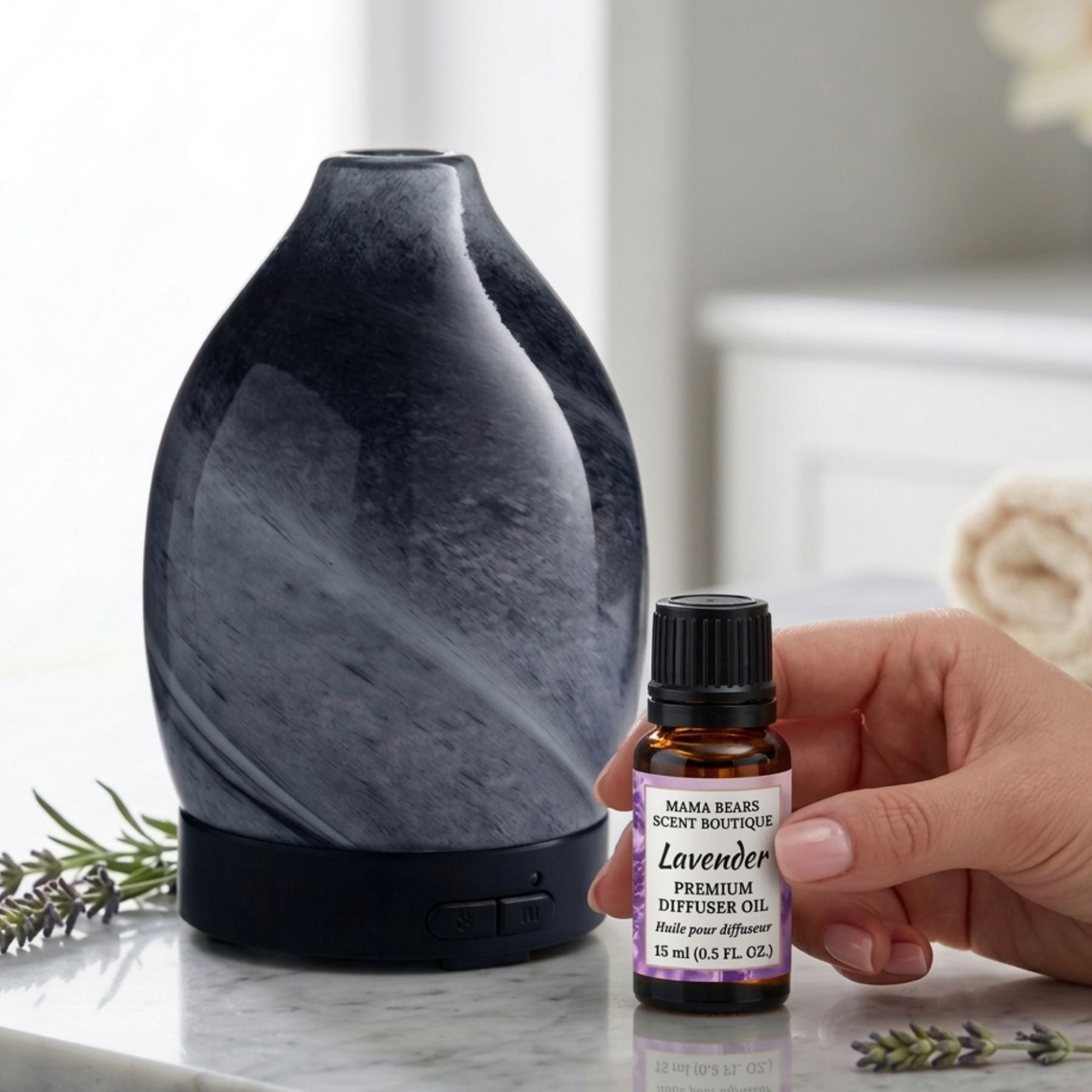Lavender Diffuser Oil – Calming Aromatherapy for Home (15ml)