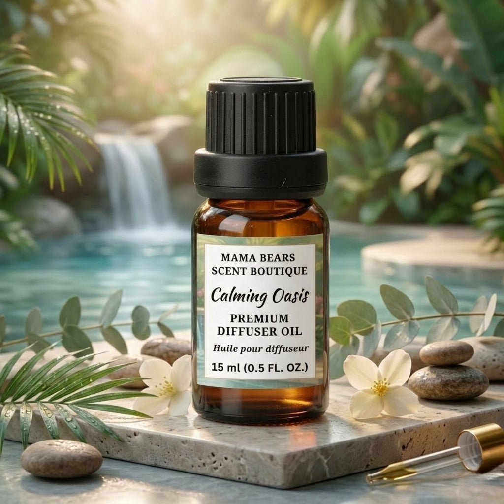 Calming Oasis Diffuser Oil - Relaxing Spa-Inspired Aromatherapy for Home (15ml)