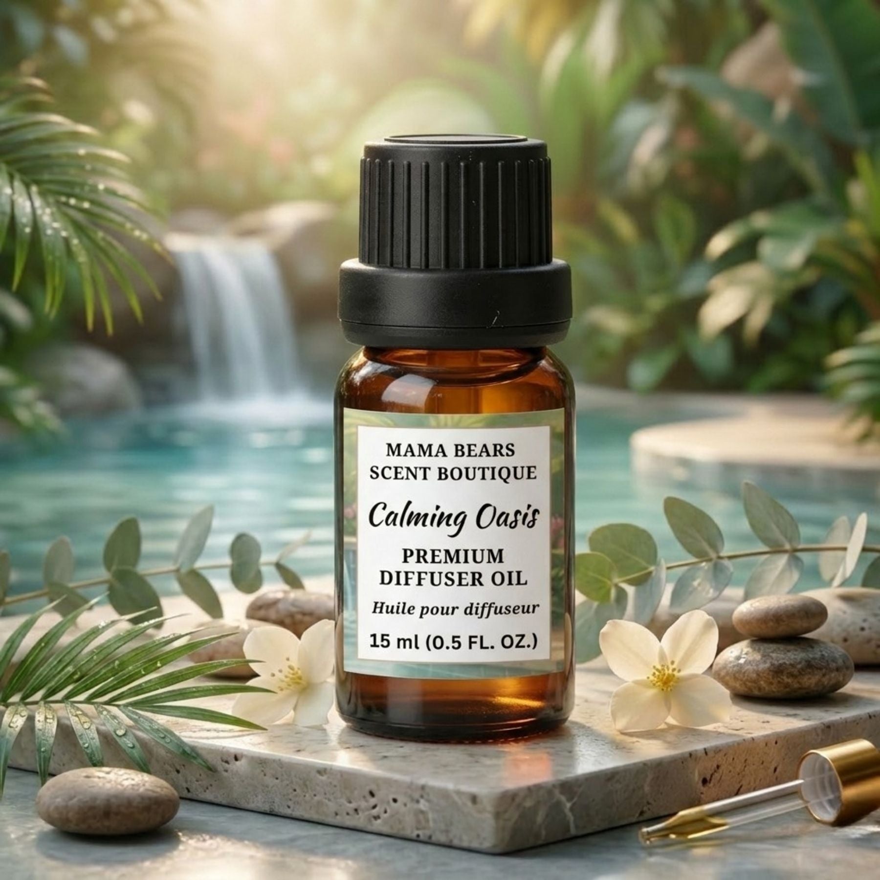 Calming Oasis Diffuser Oil - Relaxing Spa-Inspired Aromatherapy for Home (15ml)