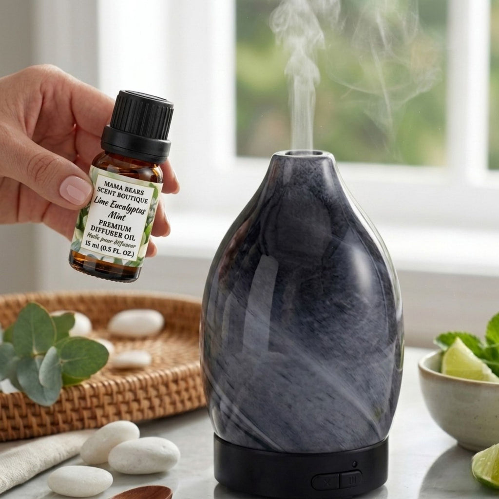 Lime Eucalyptus Mint Diffuser Oil – Fresh Aromatherapy for Home (15ml)