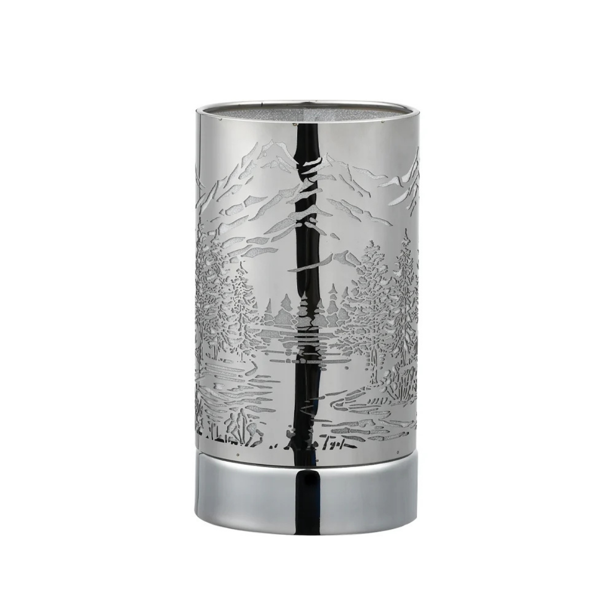 Silver Mountain Touch Lamp - Wax Melt Warmer & Essential Oil Burner