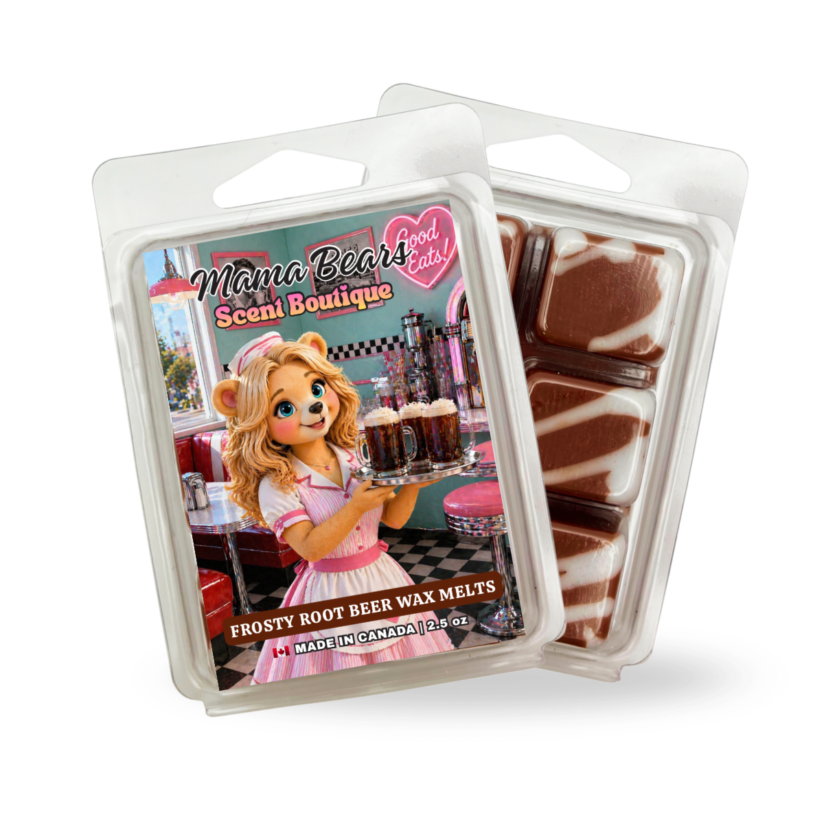 Frosty Root Beer Wax Melts – Sassafras, Vanilla Sugar & Anise Scent
