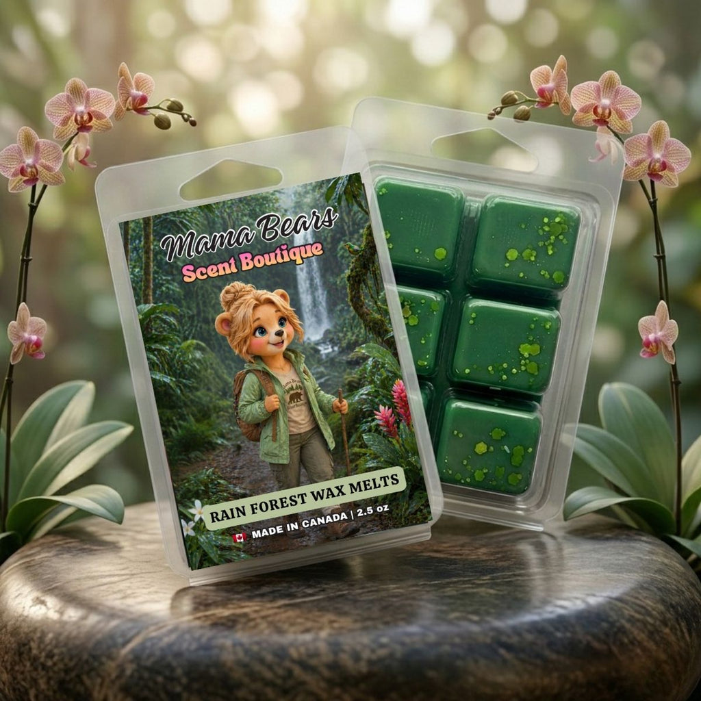 Rain Forest Wax Melts - Jasmine, Geranium, Musk Scent