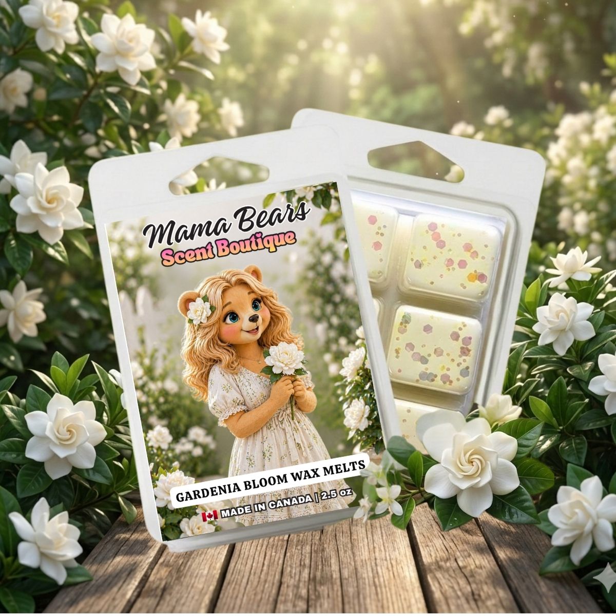 Gardenia Bloom Wax Melts – Gardenia, Jasmine, Vanilla Scent