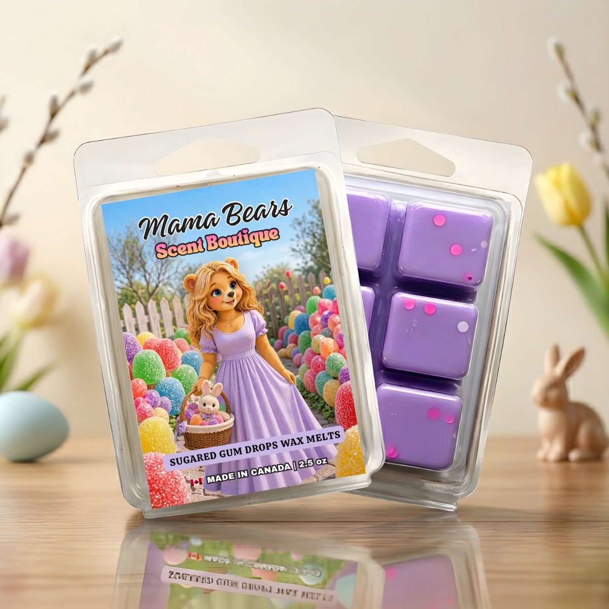 Sugared Gum Drops Wax Melts - Sugar, Candied Citrus, Maraschino Cherry Scent