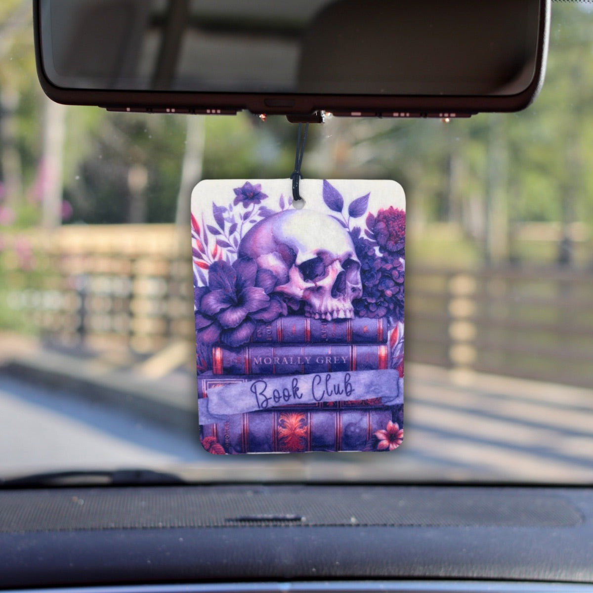 Reusable Morally Grey Felt Car Air Freshener and Scent Atomizer
