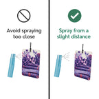 Reusable Morally Grey Felt Car Air Freshener and Scent Atomizer