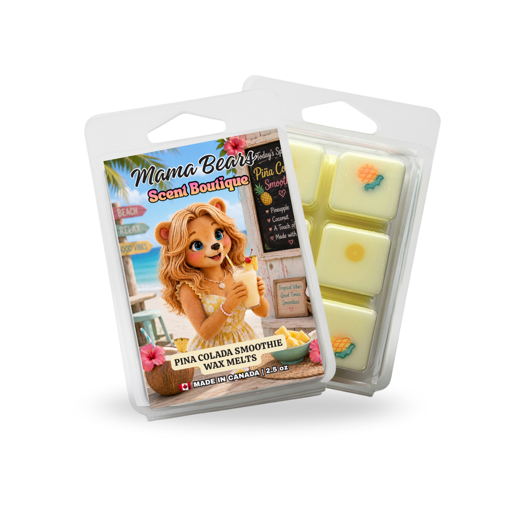 Pina Colada Smoothie Wax Melts: Pineapple, Coconut, Banana Scent