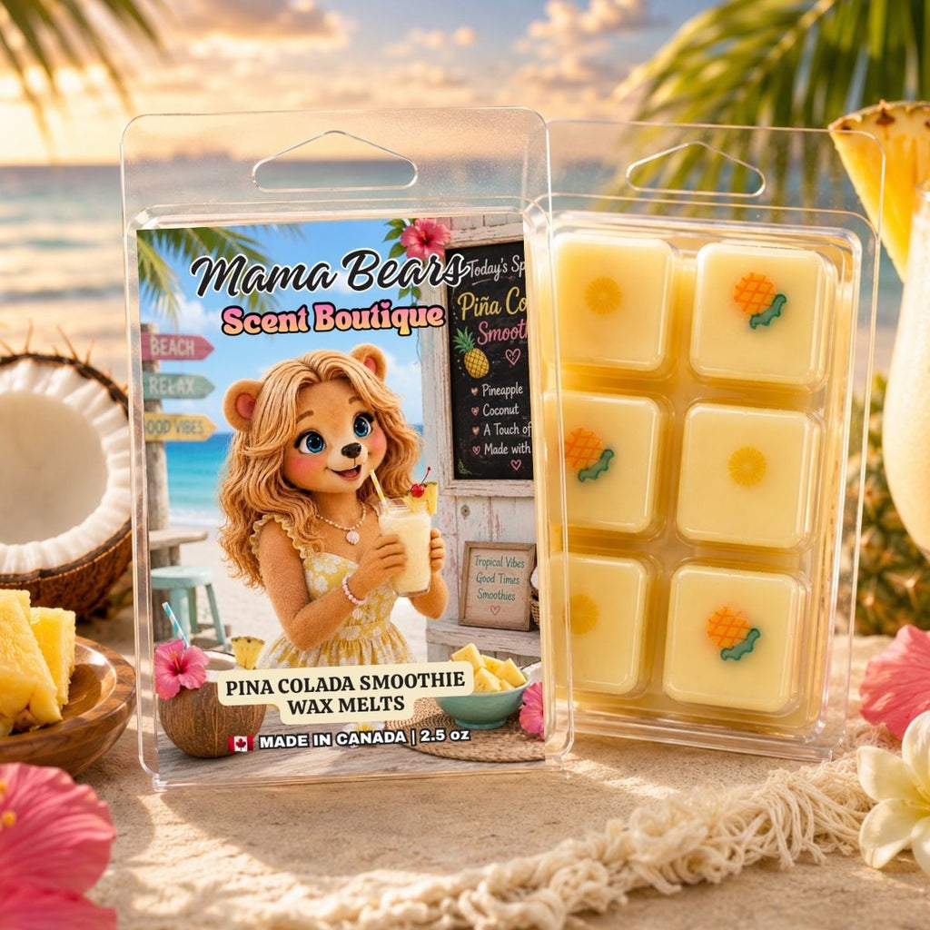 Pina Colada Smoothie Wax Melts: Pineapple, Coconut, Banana Scent