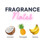 Pina Colada Smoothie Wax Melts: Pineapple, Coconut, Banana Scent