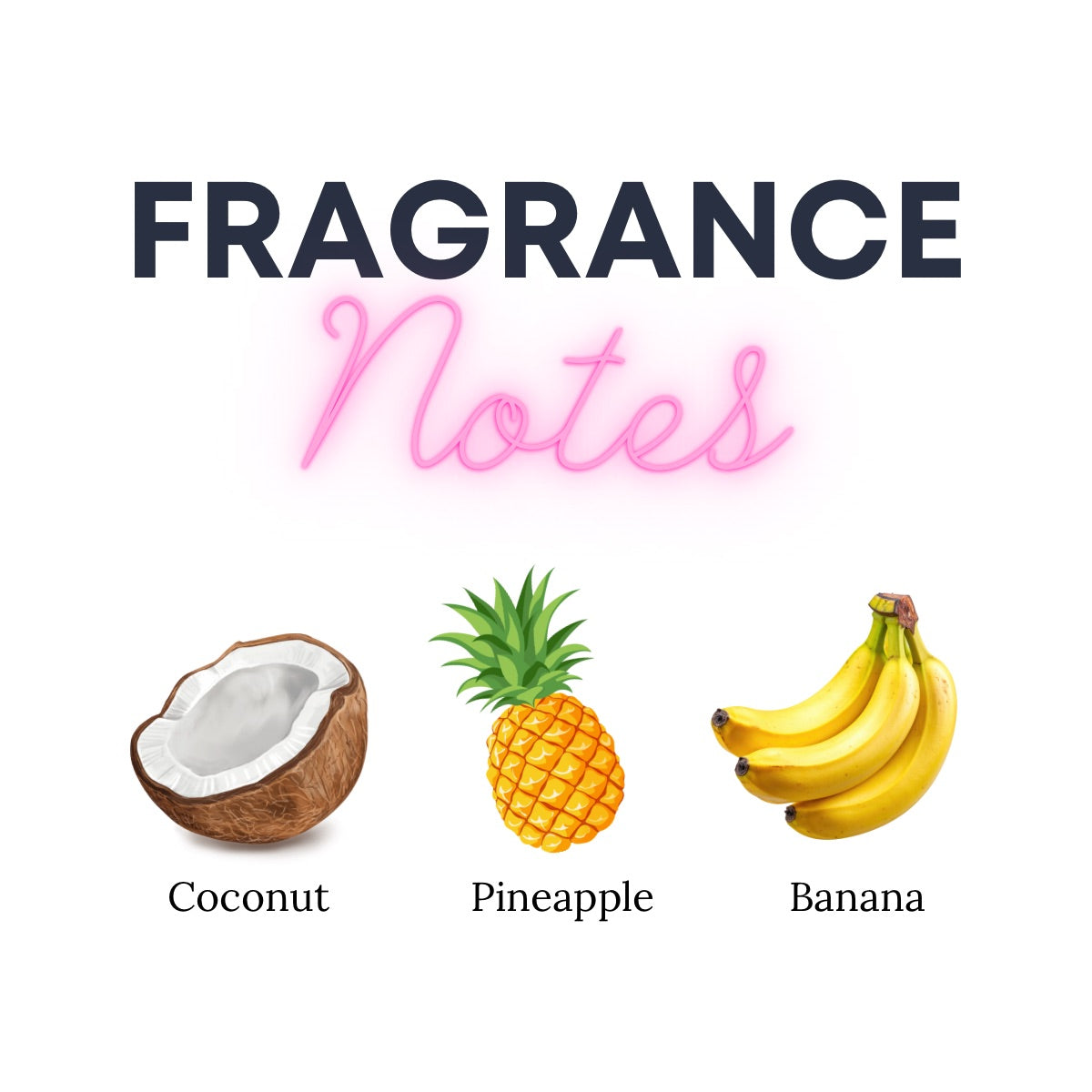 Pina Colada Smoothie Wax Melts: Pineapple, Coconut, Banana Scent