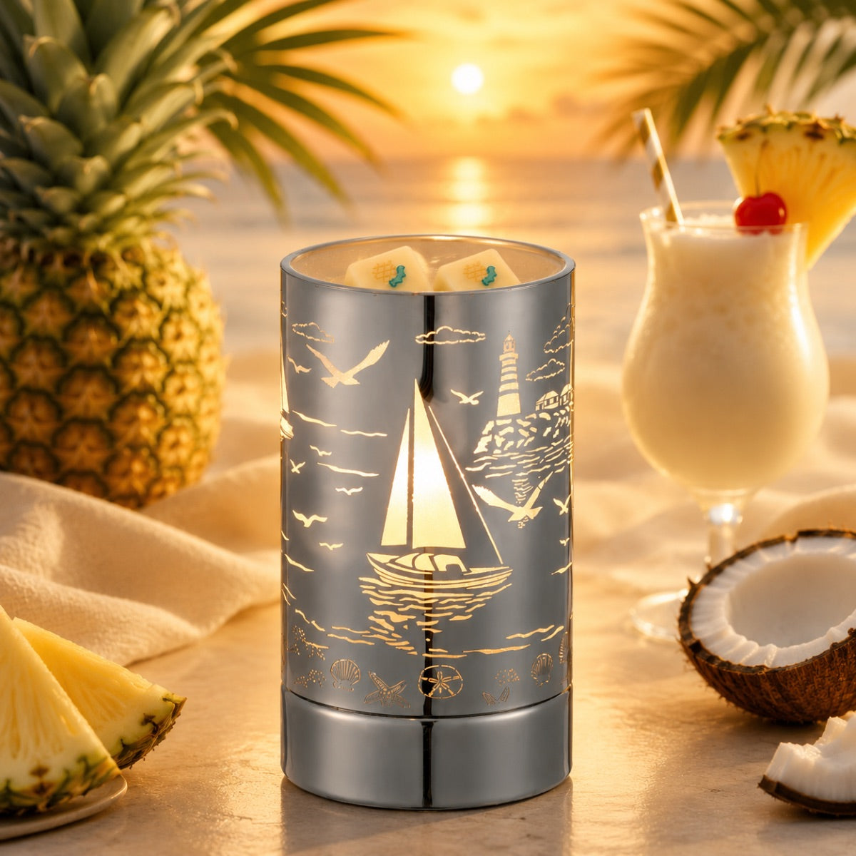 Pina Colada Smoothie Wax Melts: Pineapple, Coconut, Banana Scent