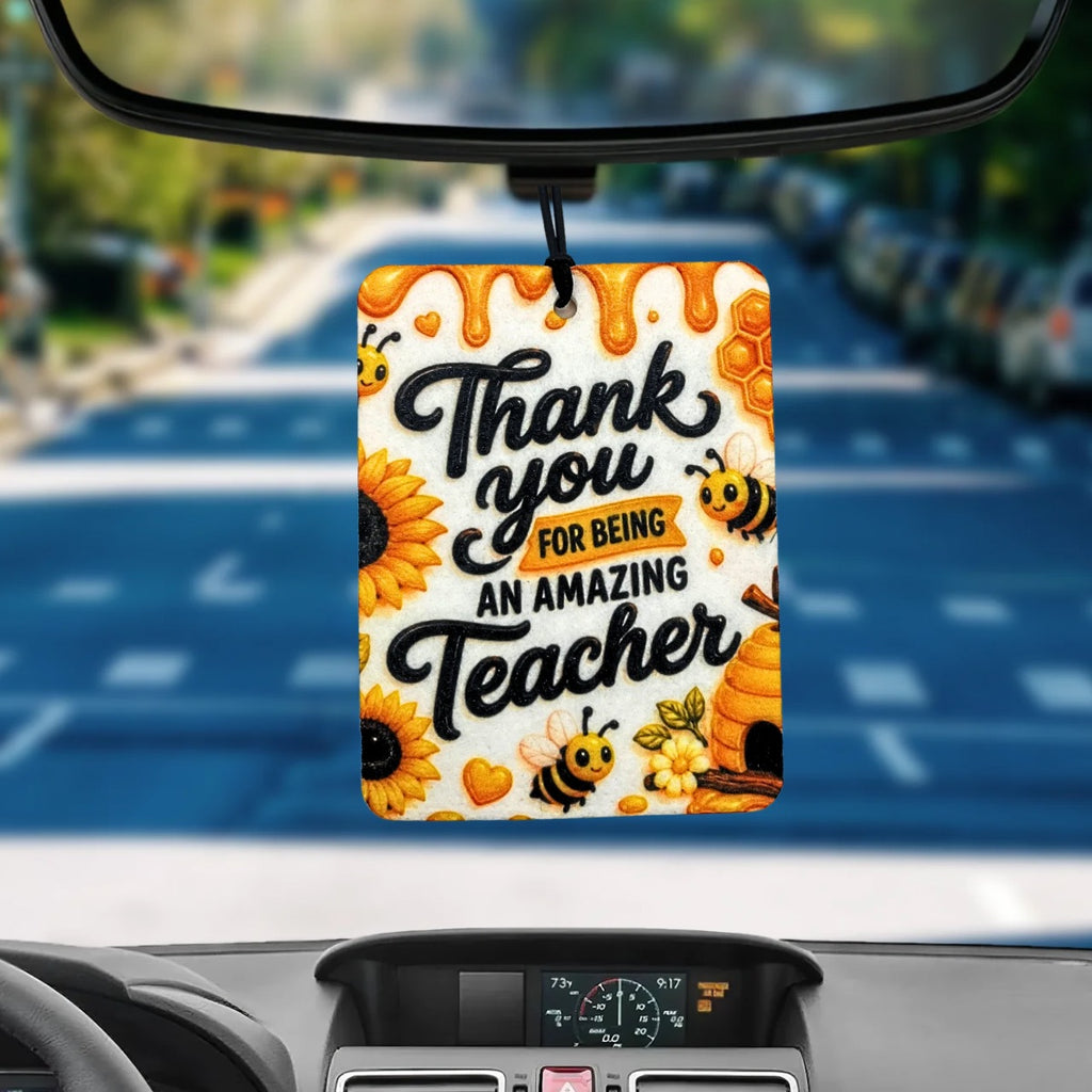 Amazing Teacher -  Felt Car Air Freshener and Scent Atomizer