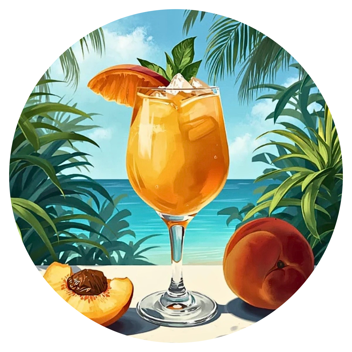 Apricot Peach Basil Daiquiri Wax Melts