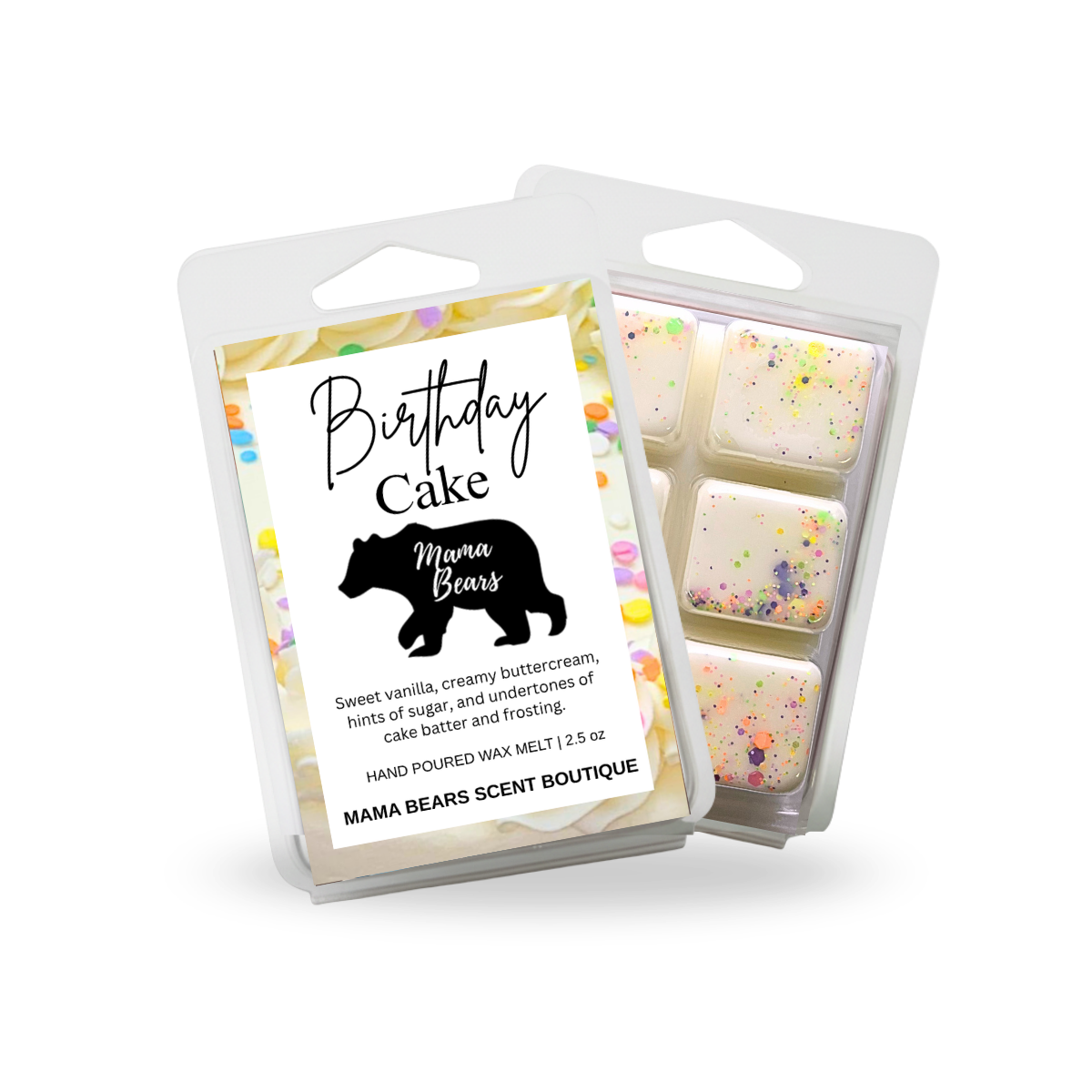 Birthday Cake Wax Melts – Vanilla Buttercream Scent
