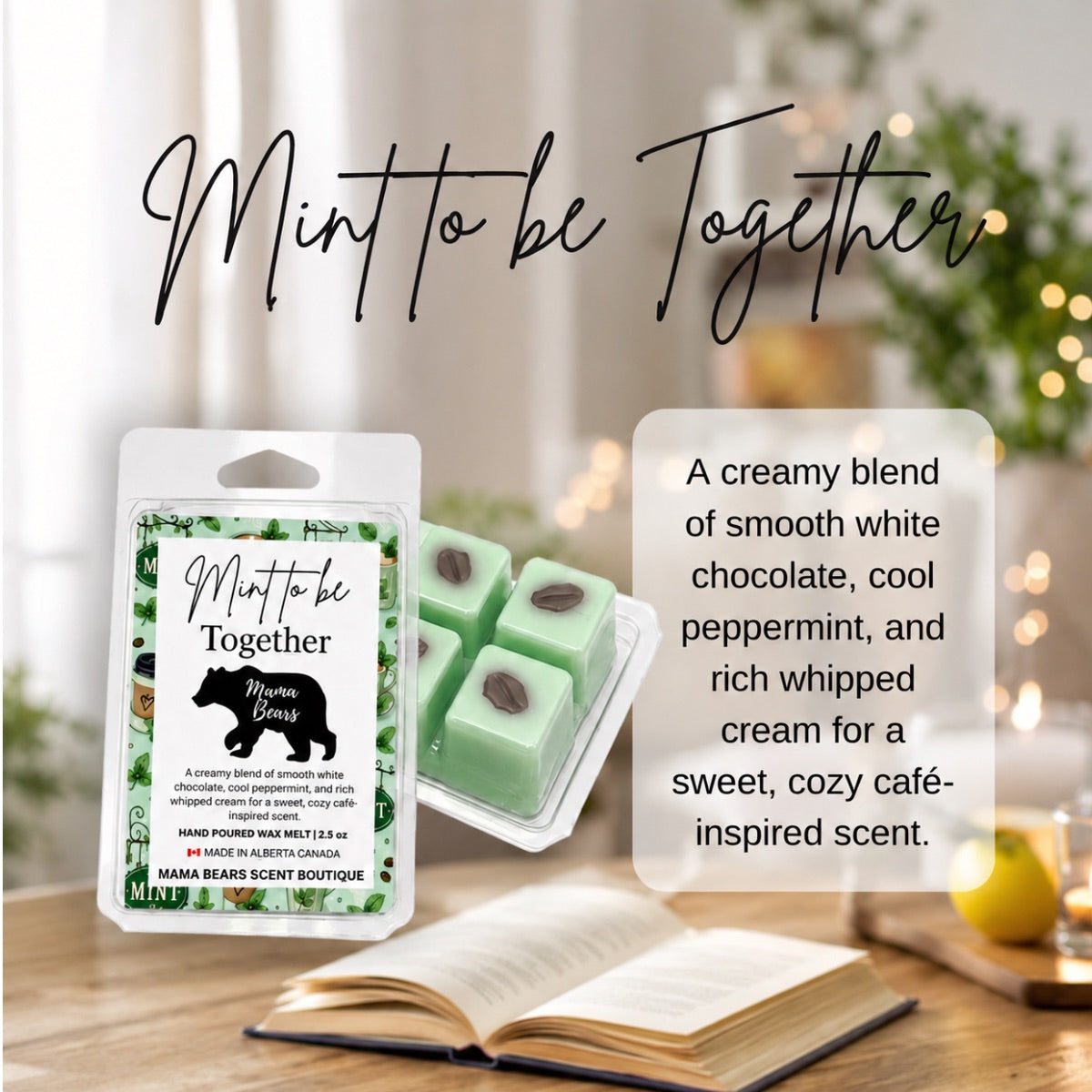 Mint to be Together Wax Melts - Peppermint, White Chocolate Scent