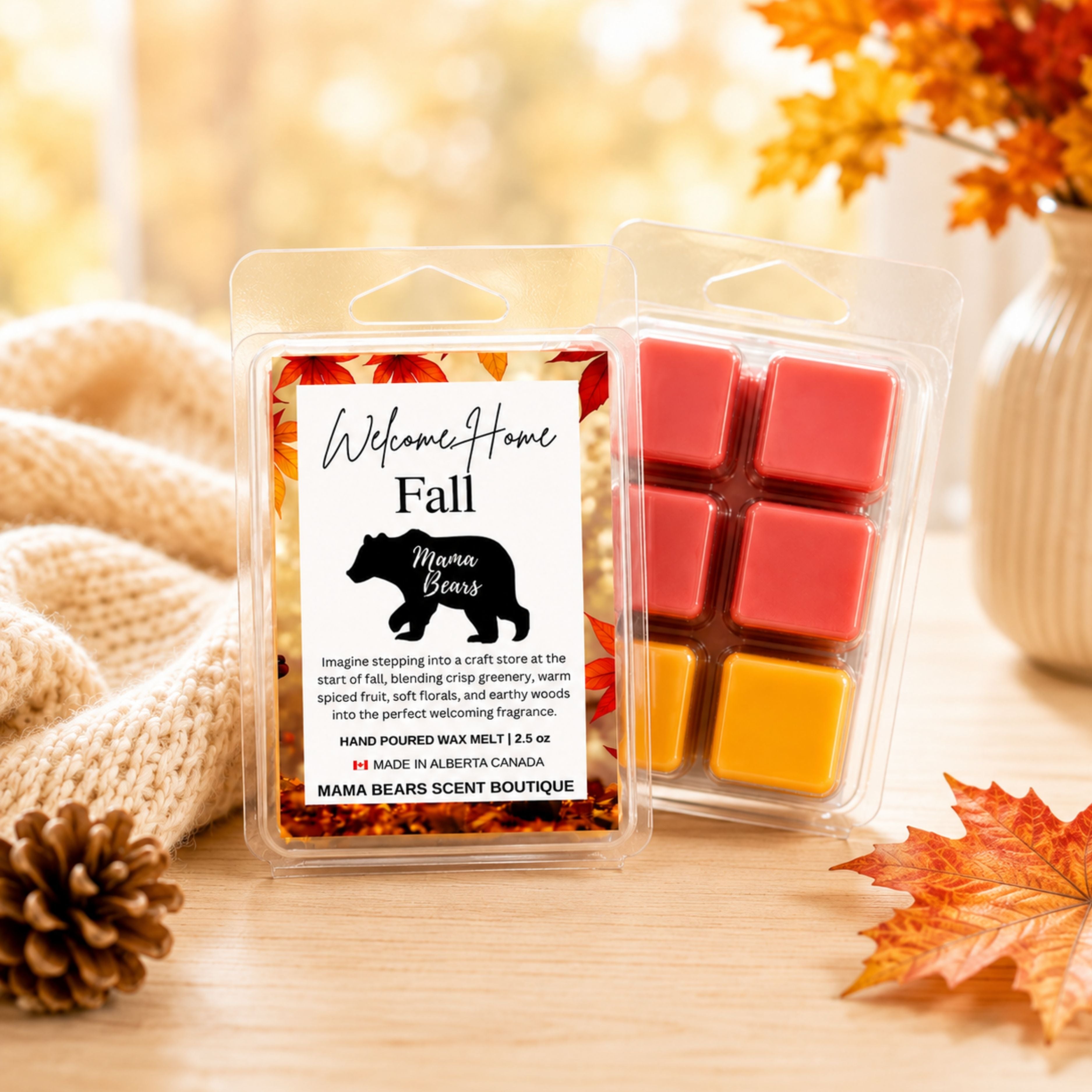 Welcome Home Fall Wax Melts - Cozy Fall Scent