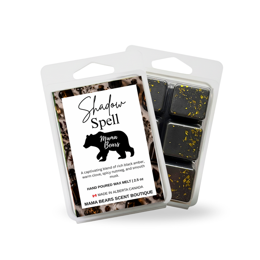 Shadow Spell Wax Melts - Black Amber, Warm Clove, Nutmeg & Musk Scent