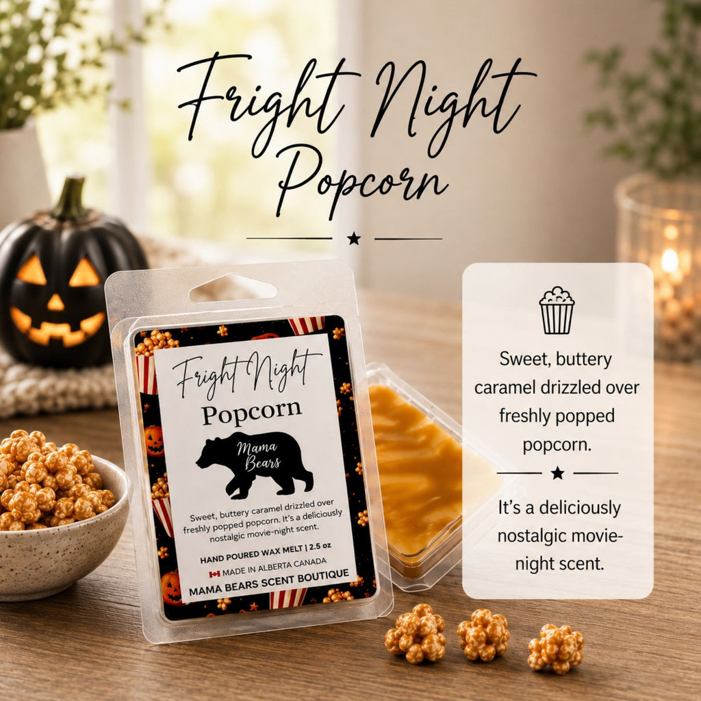 Fright Night Popcorn - Caramel Popcorn Wax Melts
