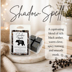 Shadow Spell Wax Melts - Black Amber, Warm Clove, Nutmeg & Musk Scent