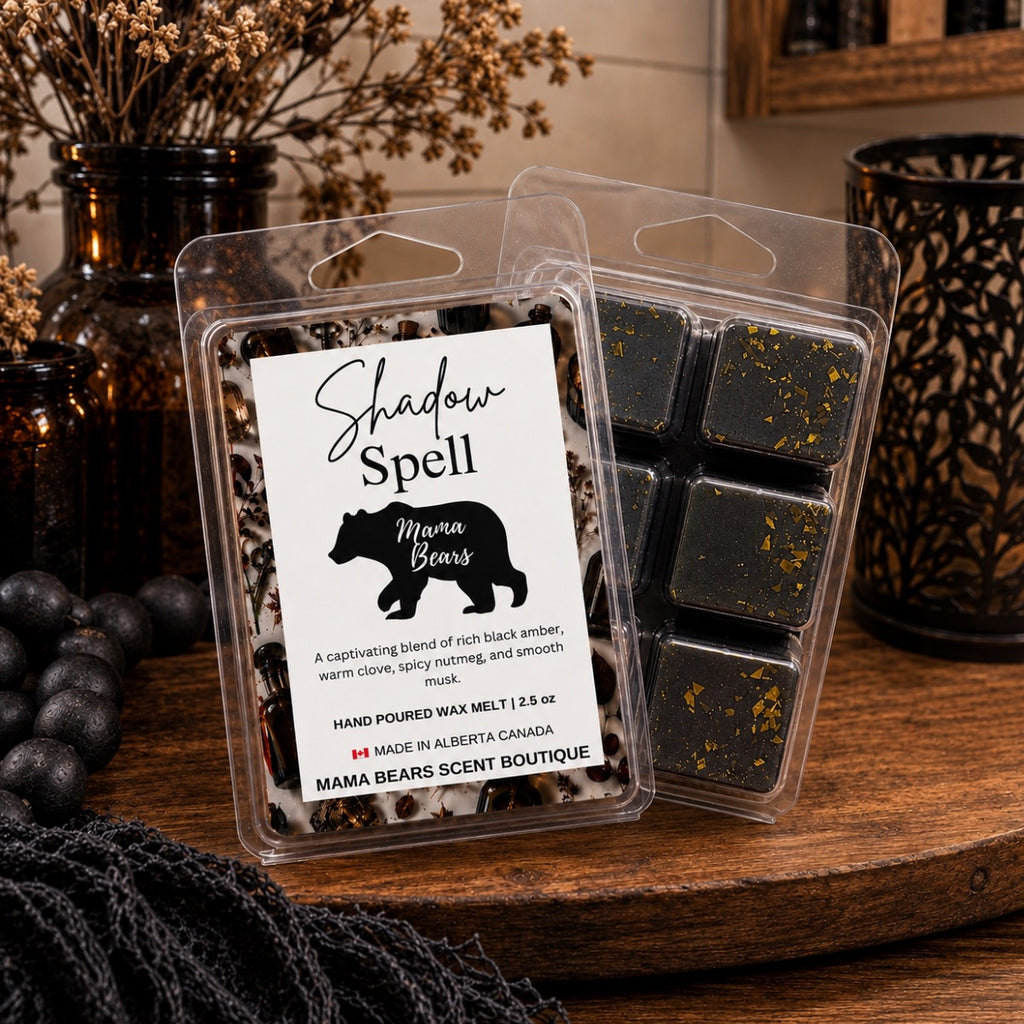 Shadow Spell Wax Melts - Black Amber, Warm Clove, Nutmeg & Musk Scent