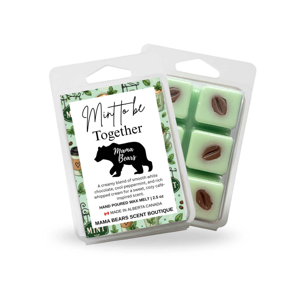 Mint to be Together Wax Melts - Peppermint, White Chocolate Scent