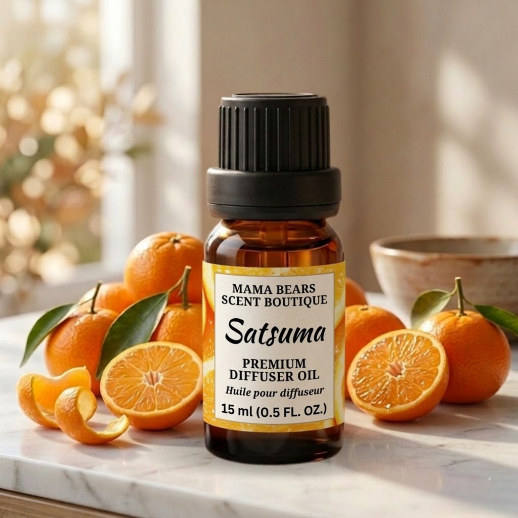 Satsuma Diffuser Oil - Zesty Citrus Aromatherapy for Home 15ml