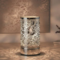Silver Sunflower Touch Lamp - Wax Melt Warmer & Essential Oil Burner