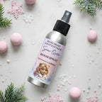 Snow Queen Room spray bottle with decorative elements on a light background