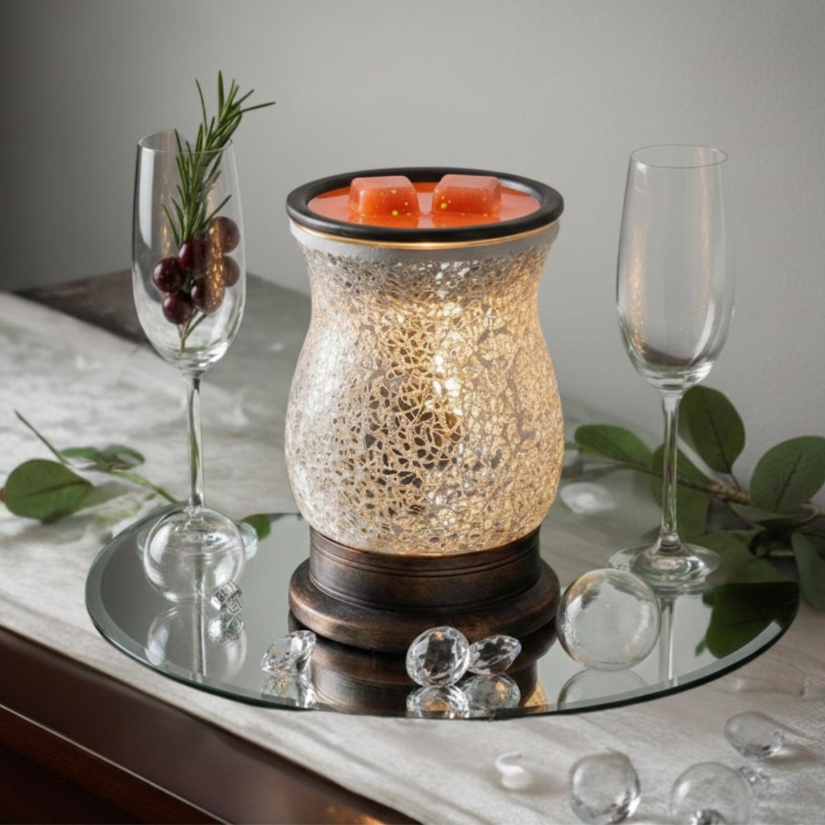 Sparkling Cranberry Prosecco Wax Melts - Cranberry, Champagne, White Peach Scent