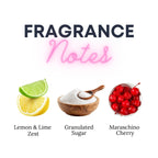 Sugared Gum Drops Wax Melts - Sugar, Candied Citrus, Maraschino Cherry Scent