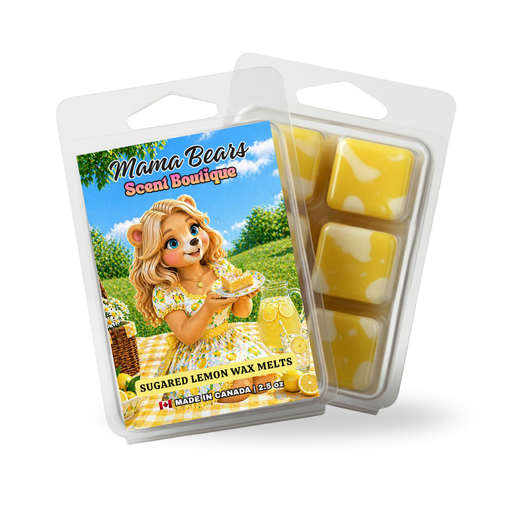 Sugared Lemon Wax Melt - Citrus, Sweet Sugar Scent