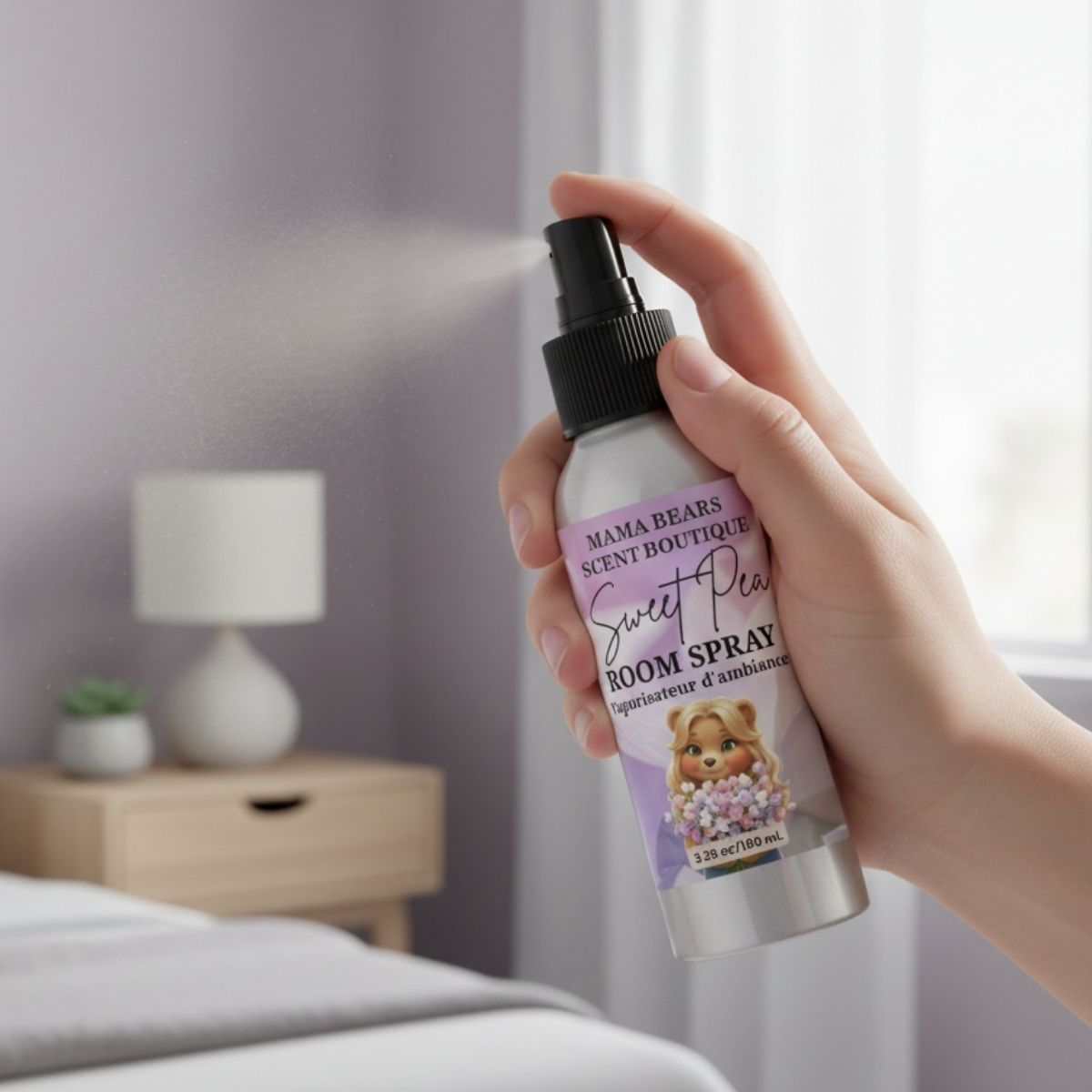 Sweet Pea Room Spray - Sweet Pea, Pear, Freesia Floral Scent